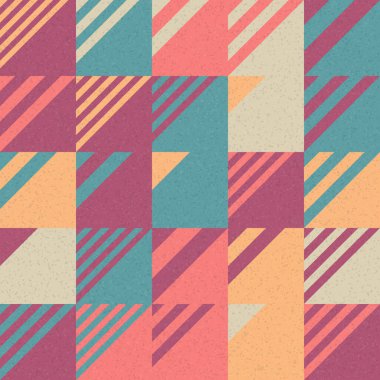 Soyut Geometrik Desen üretken hesaplama sanatı çizimi