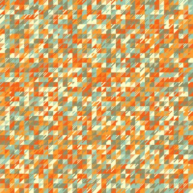 Soyut Geometrik Desen üretken hesaplama sanatı çizimi