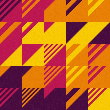 Soyut Geometrik Desen üretken hesaplama sanatı çizimi