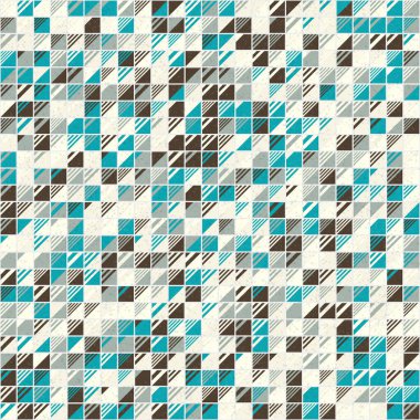 Soyut Geometrik Desen üretken hesaplama sanatı çizimi