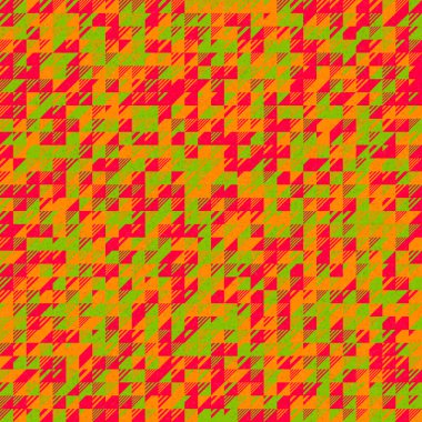 Soyut Geometrik Desen üretken hesaplama sanatı çizimi