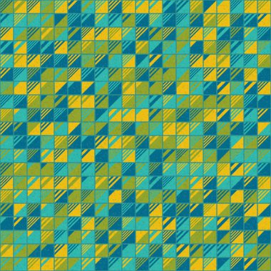 Soyut Geometrik Desen üretken hesaplama sanatı çizimi