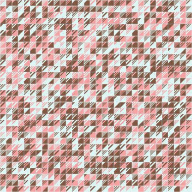 Soyut Geometrik Desen üretken hesaplama sanatı çizimi