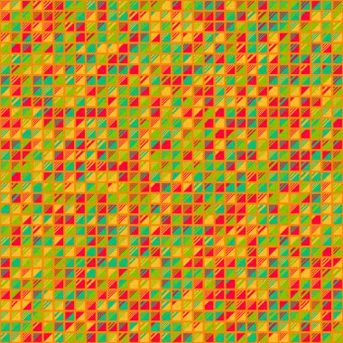 Soyut Geometrik Desen üretken hesaplama sanatı çizimi