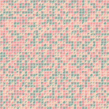 Soyut Geometrik Desen üretken hesaplama sanatı çizimi