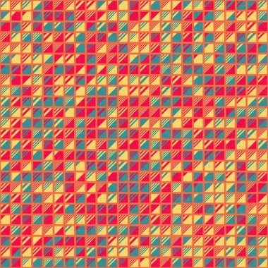 Soyut Geometrik Desen üretken hesaplama sanatı çizimi