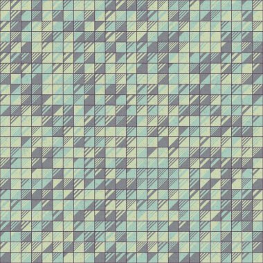 Soyut Geometrik Desen üretken hesaplama sanatı çizimi