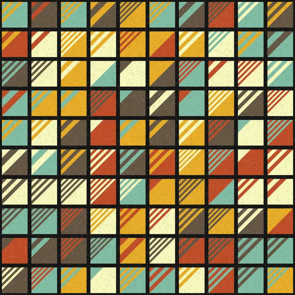 Abstrakte Geometrische Muster Generative Computergestützte Kunstillustration — Stockvektor