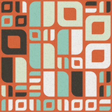 Soyut Geometrik Desen üretken hesaplama sanatı çizimi