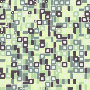 Soyut Geometrik Desen üretken hesaplama sanatı çizimi