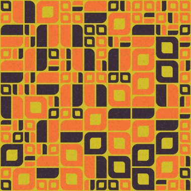 Soyut Geometrik Desen üretken hesaplama sanatı çizimi