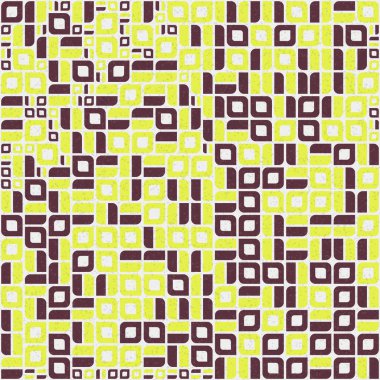 Soyut Geometrik Desen üretken hesaplama sanatı çizimi