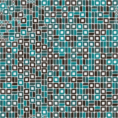 Soyut Geometrik Desen üretken hesaplama sanatı çizimi