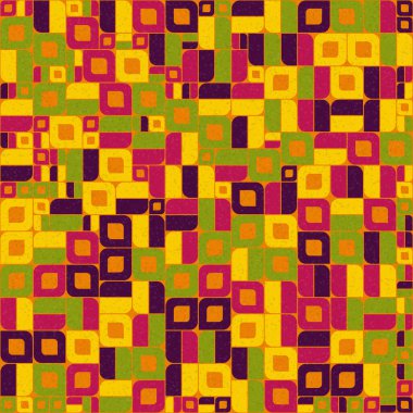 Soyut Geometrik Desen üretken hesaplama sanatı çizimi