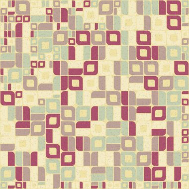 Soyut Geometrik Desen üretken hesaplama sanatı çizimi