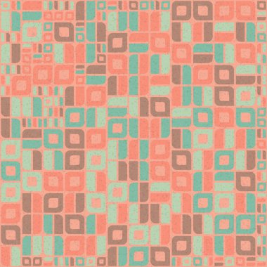 Soyut Geometrik Desen üretken hesaplama sanatı çizimi
