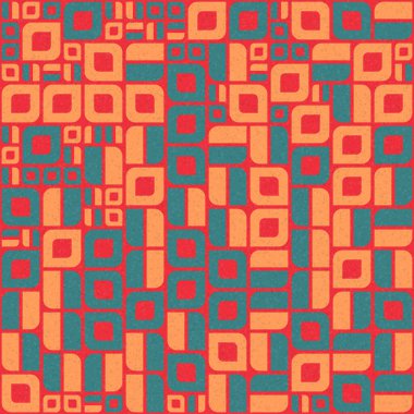 Soyut Geometrik Desen üretken hesaplama sanatı çizimi