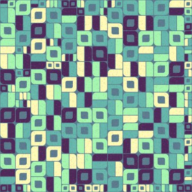 Soyut Geometrik Desen üretken hesaplama sanatı çizimi