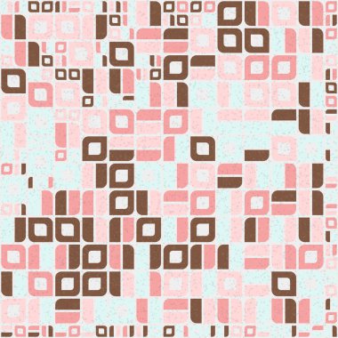 Soyut Geometrik Desen üretken hesaplama sanatı çizimi