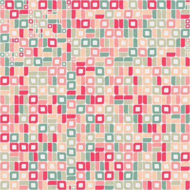 Soyut Geometrik Desen üretken hesaplama sanatı çizimi