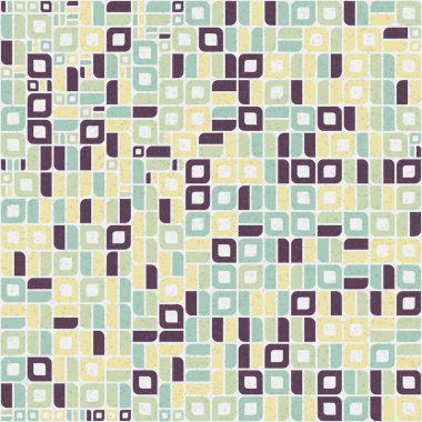 Soyut Geometrik Desen üretken hesaplama sanatı çizimi