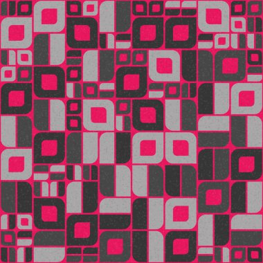 Soyut Geometrik Desen üretken hesaplama sanatı çizimi