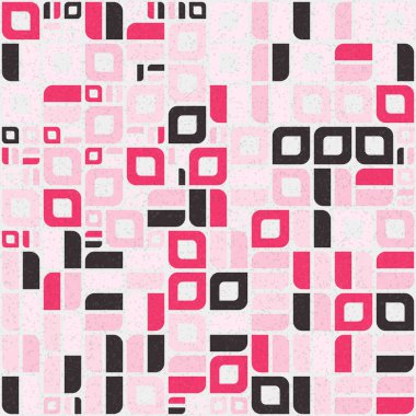 Soyut Geometrik Desen üretken hesaplama sanatı çizimi