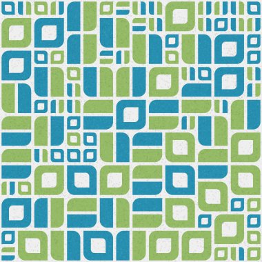 Soyut Geometrik Desen üretken hesaplama sanatı çizimi