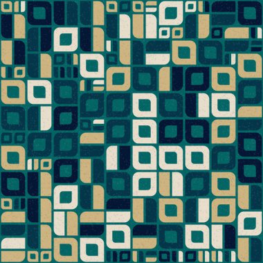 Soyut Geometrik Desen üretken hesaplama sanatı çizimi