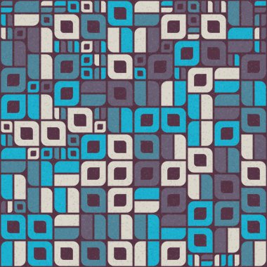 Soyut Geometrik Desen üretken hesaplama sanatı çizimi
