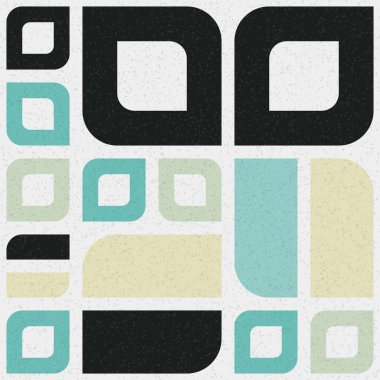 Soyut Geometrik Desen üretken hesaplama sanatı çizimi