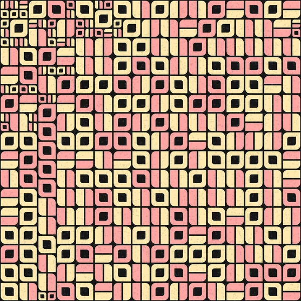 Abstrakte Geometrische Muster Generative Computergestützte Kunstillustration — Stockvektor