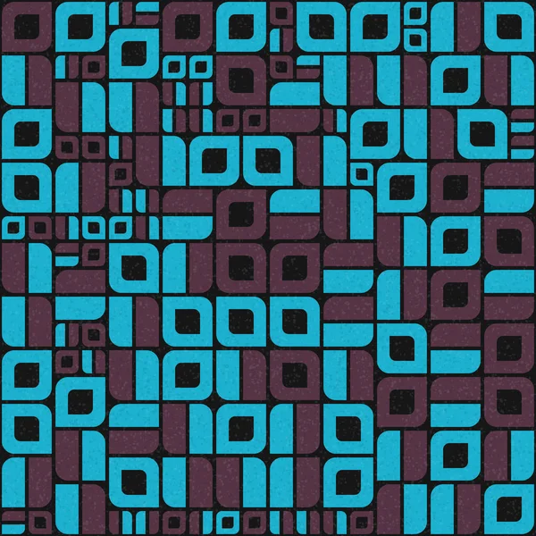 Abstrakt Geometriskt Mönster Generativ Beräkningskonst Illustration — Stock vektor