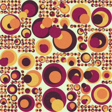 Soyut Geometrik Desen üretken hesaplama sanatı çizimi