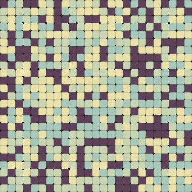 Soyut Geometrik Desen üretken hesaplama sanatı çizimi