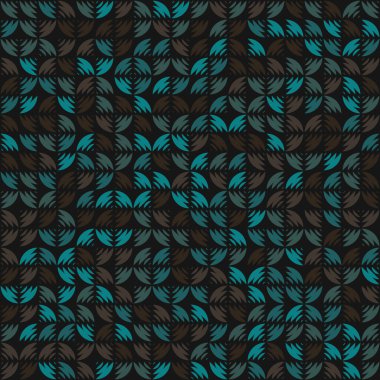 Soyut Geometrik Desen üretken hesaplama sanatı çizimi