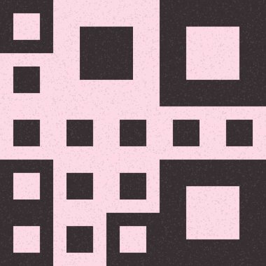 Soyut Geometrik Desen üretken hesaplama sanatı çizimi