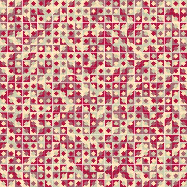 Soyut Geometrik Desen üretken hesaplama sanatı çizimi