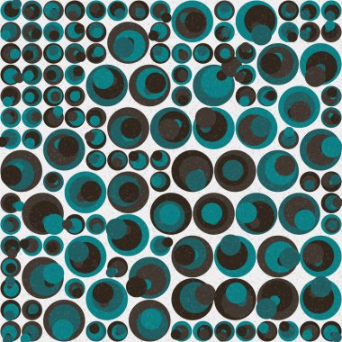 Soyut Geometrik Desen üretken hesaplama sanatı çizimi