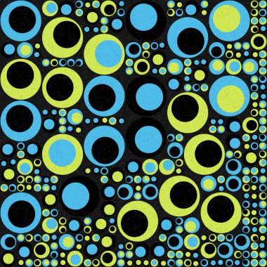 Soyut Geometrik Desen üretken hesaplama sanatı çizimi