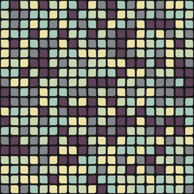 Soyut Geometrik Desen üretken hesaplama sanatı çizimi