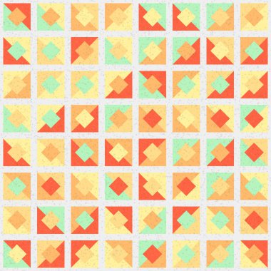 Soyut Geometrik Desen üretken hesaplama sanatı çizimi