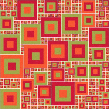 Soyut Geometrik Desen üretken hesaplama sanatı çizimi