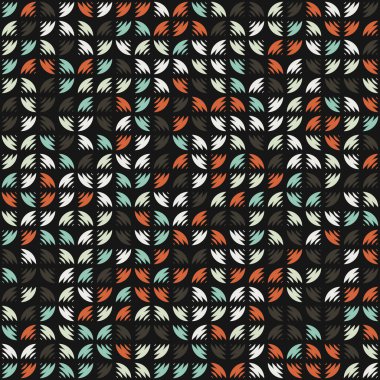 Soyut Geometrik Desen üretken hesaplama sanatı çizimi