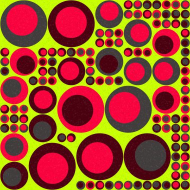 Soyut Geometrik Desen üretken hesaplama sanatı çizimi