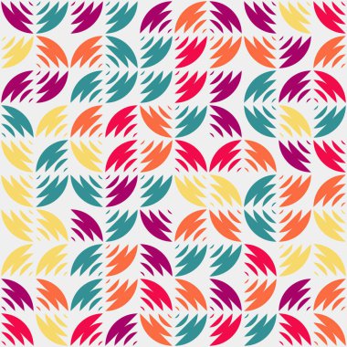 Soyut Geometrik Desen üretken hesaplama sanatı çizimi