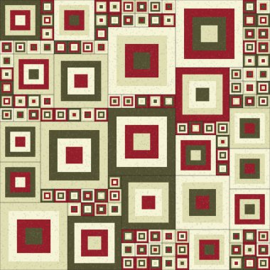 Soyut Geometrik Desen üretken hesaplama sanatı çizimi