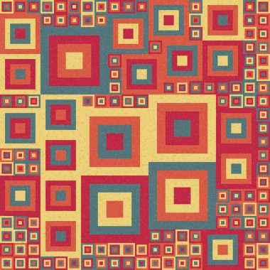 Soyut Geometrik Desen üretken hesaplama sanatı çizimi