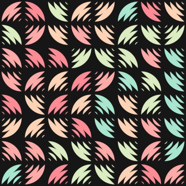 Soyut Geometrik Desen üretken hesaplama sanatı çizimi