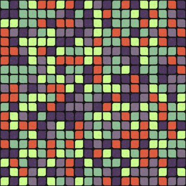 Soyut Geometrik Desen üretken hesaplama sanatı çizimi